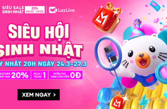 Full mã giảm giá Lazada sinh nhật lần thứ 14